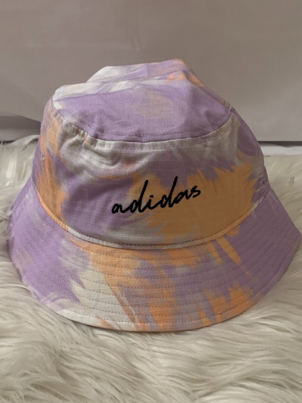 ADIDAS Beach Allover Print Bucket Hat in Powder Plum